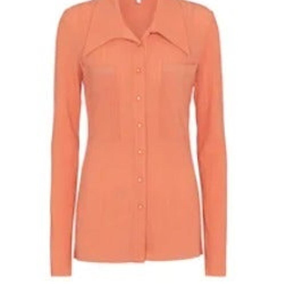 [NWT]Low Classic Cream Button Down Shirt with Notched Collar